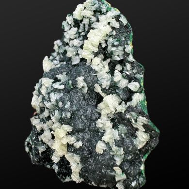 Cerussite, malachite