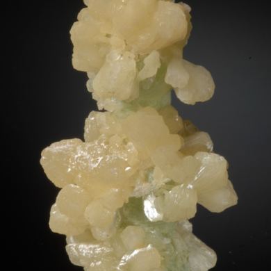 Stilbite on Prehnite 