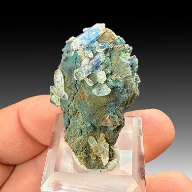 Shattuckite with Quartz, Chrysocolla