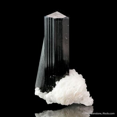 Schorl Tourmaline with Albite var. Cleavelandite 