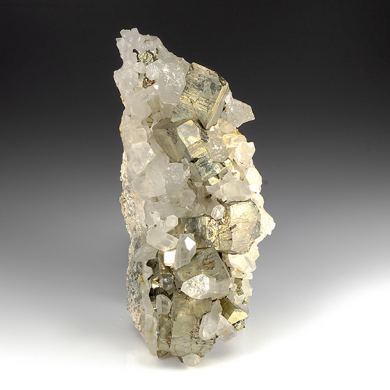 Pyrite with Quartz
