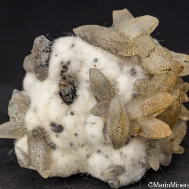 Calcite with Natrolite