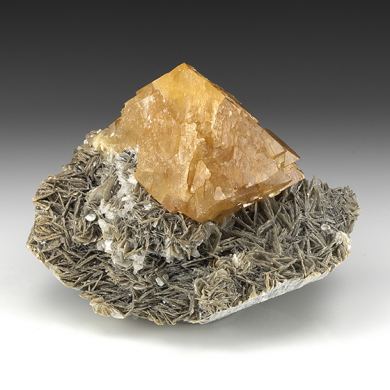 Scheelite with Muscovite