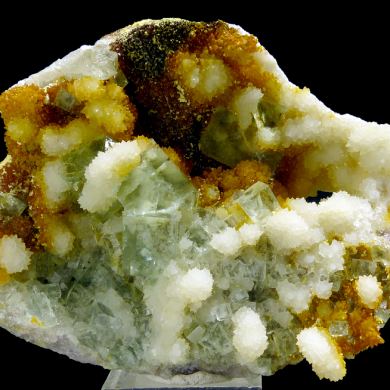Fluorite, quartz MONGOLIA