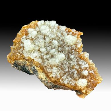 Harmotome with Calcite