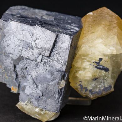 Galena with Calcite
