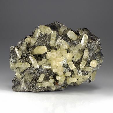 Calcite with Pyrite, Chalcopyrite, Dolomite