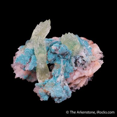 Smithsonite with Rosasite