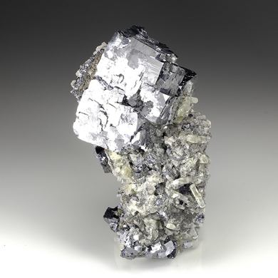Galena with Calcite, Dolomite