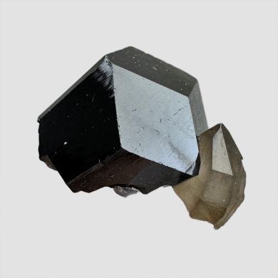 Tourmaline schorl, quartz var. smoky