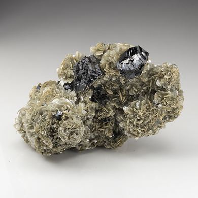 Cassiterite with Muscovite