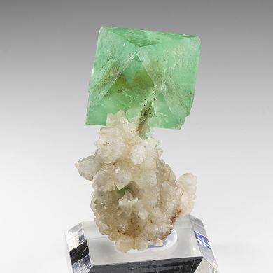 Fluorite with Quartz (Framed Painting Included)