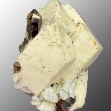 Quartz var. smoky, microcline STRZEGOM