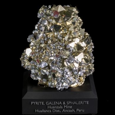 Pyrite, Galena & Sphalerite from Peru