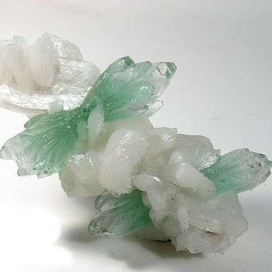 Apophyllite on Stilbite Stalactite
