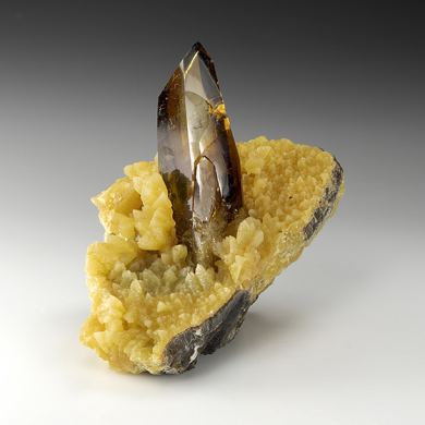 Barite with Calcite