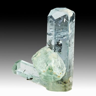 Beryl with Fluorite