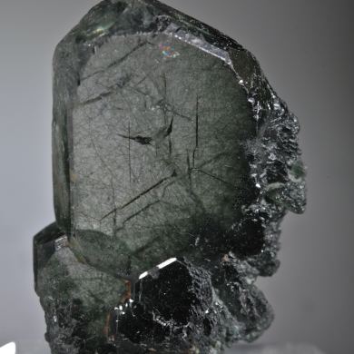 Apatite (Fluorapatite) with Byssolite inclusions