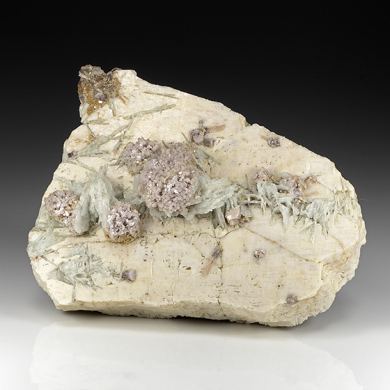 Lepidolite with Microcline, Albite