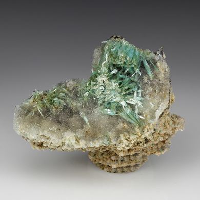 Aurichalcite with Hemimorphite