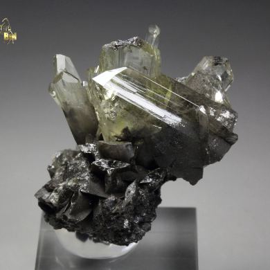 gem ANGLESITE, GALENA