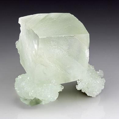 Calcite with Prehnite