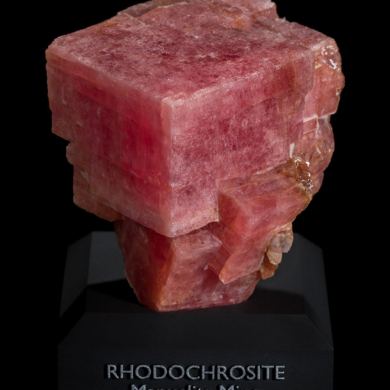 Giant Rhodochrosite Crystal from Peru