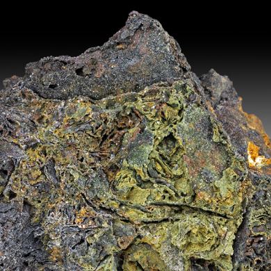 Fluellite with Wavellite