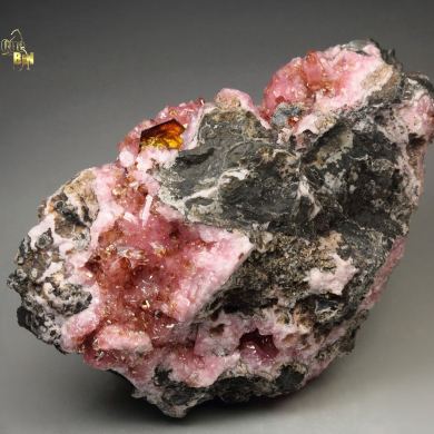 SHIGAITE, RHODOCHROSITE