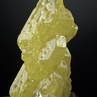 Sulphur - large hoppered crystals