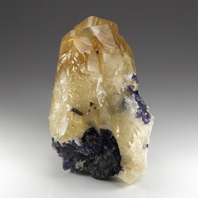 Calcite with Fluorite, Quartz