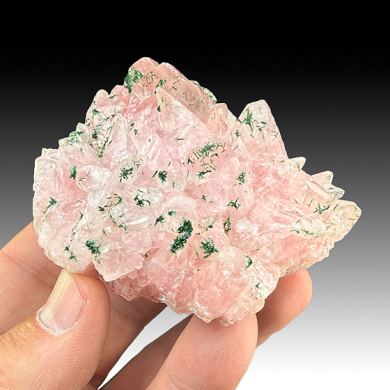 Calcite with Malachite