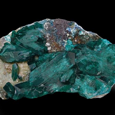 Dioptase with Plancheite