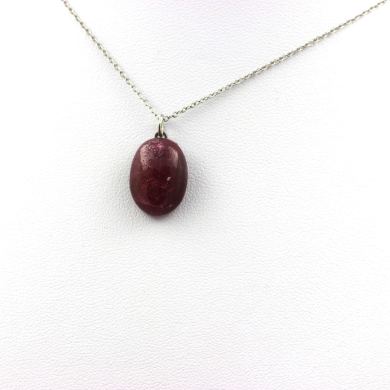 Ruby Necklace. 17.14 ct.