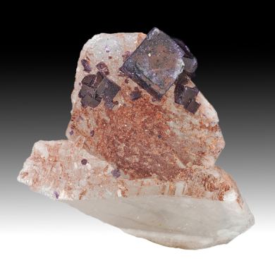 Fluorite with Quartz