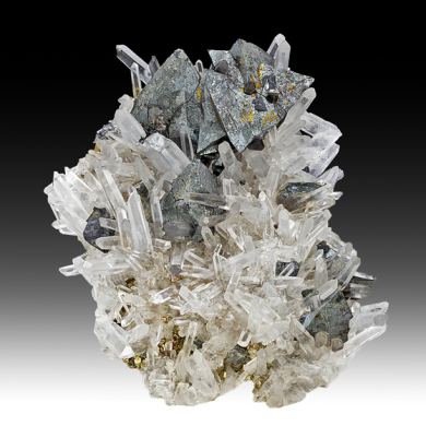Tetrahedrite with Quartz