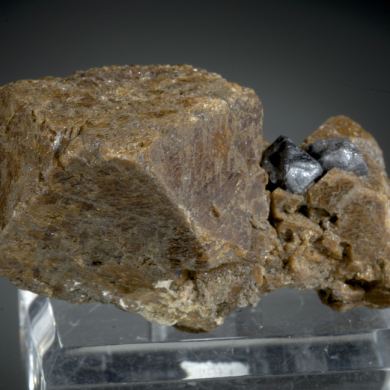 Spinel (very large crystals) with Sapphire