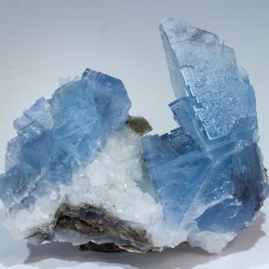 Fluorite with Quartz