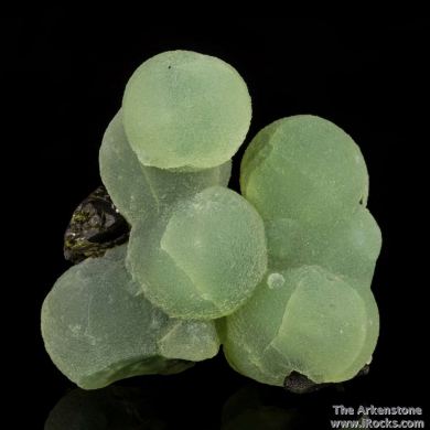 Prehnite on Epidote