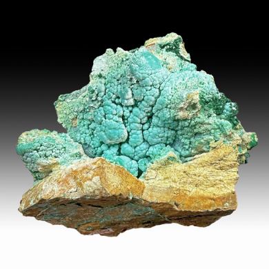 Chrysocolla with Malachite