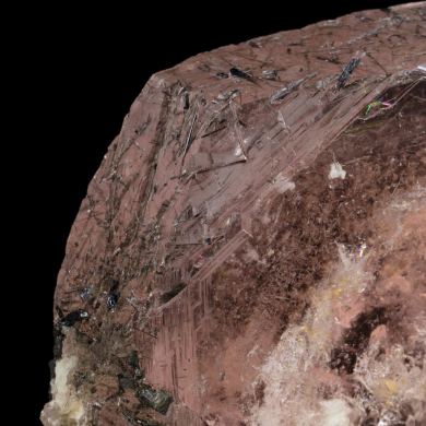 Beryl var. Morganite with Tourmaline