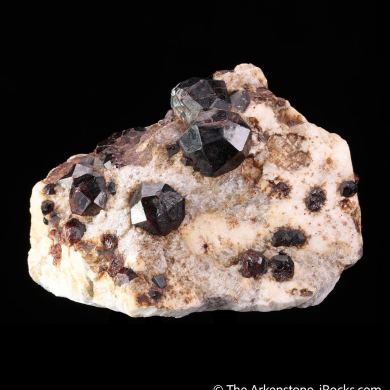 Almandine Garnet on Albite