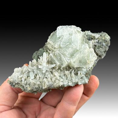 Fluorite with Pyrite, Quartz