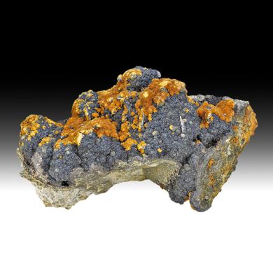Hutchinsonite with Orpiment, Pyrite, Sphalerite