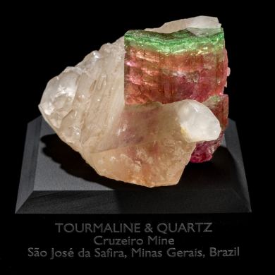 Tourmaline & Quartz from Cruzeiro Mine, Brazil