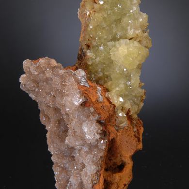 Adamite and Calcite