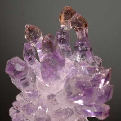 Amethyst scepters included by Lepidocrocite