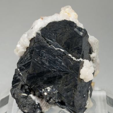 Alabandite with Calcite and Rhodochrosite