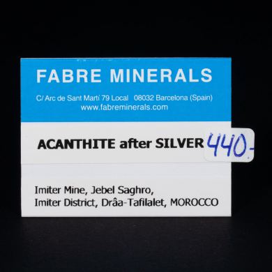 Acanthite after Silver