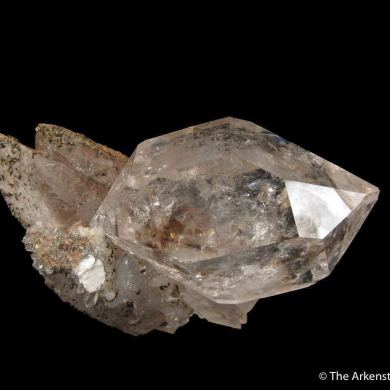 Quartz on Quartz, with Chalcopyrite